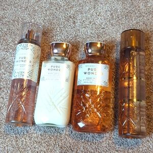 Bath & Body Works lotion body spray body wash lot.  Pure Wonder Viva Vanilla